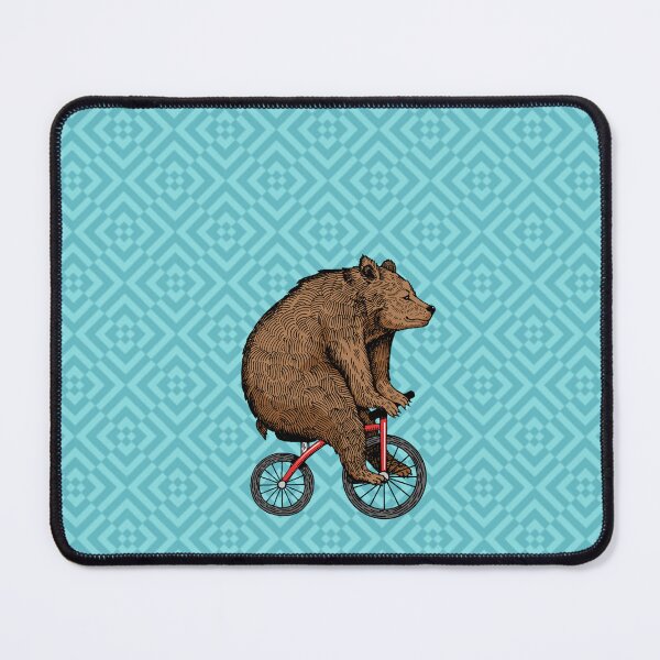 Item preview, Grizzly Bear Bicycle Rider designed and sold by Corinne Alexa Jackson.