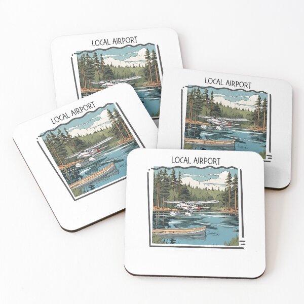 Item preview, Local Airport Punny Lake Living designed and sold by OtterLakeCo.