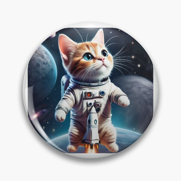 Item preview, ASTRO KITTY designed and sold by NYXARTStudio.