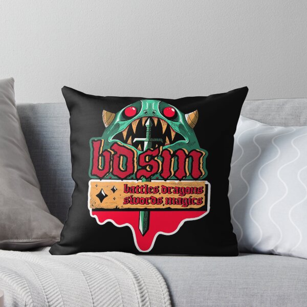 Item preview, BDSM (Battles Dragons Swords Magics), funny dnd design  designed and sold by GoblinGoblin.