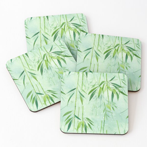 Item preview, Bamboo Cottagecore Botanical Floral Nature Herbs Plants  designed and sold by fluffstuffgifts.
