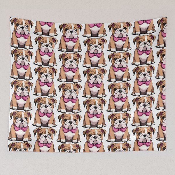 Item preview, Cute Bulldog Cartoon designed and sold by thegirlyshoppe.