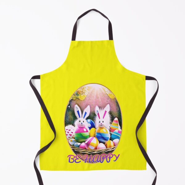 Item preview, Happy colorful Easter basket - two cute bunnies in a basket designed and sold by kikidu21.