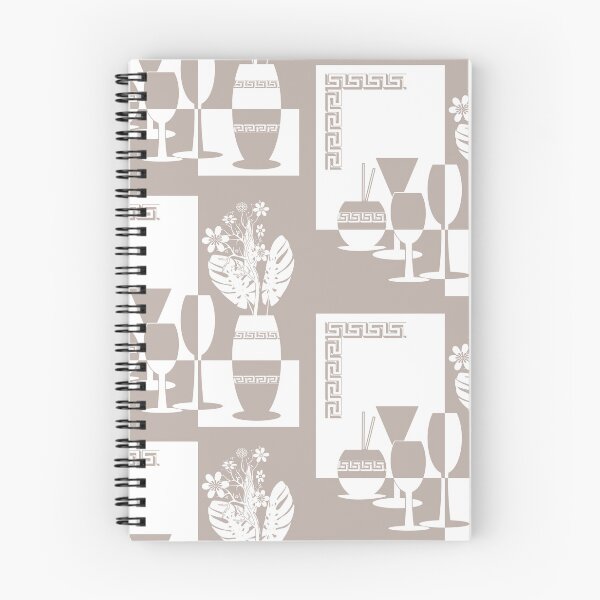 Item preview, Painting vase with flowers and wine glasses light beige designed and sold by fuzzyfox.