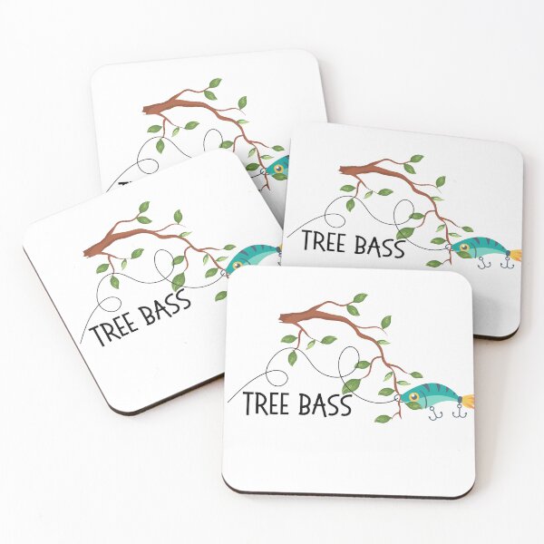 Item preview, Tree Bass Punny Lake Living designed and sold by OtterLakeCo.
