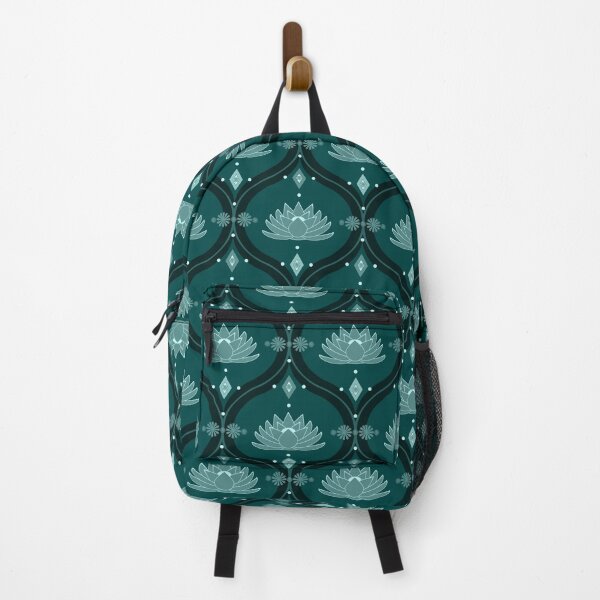 Item preview, Retro Deep Teal Lotus designed and sold by GemStudios.