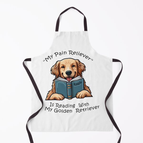 Item preview,  Reading With My Golden Retriever designed and sold by Tamer ⭐⭐⭐⭐⭐.