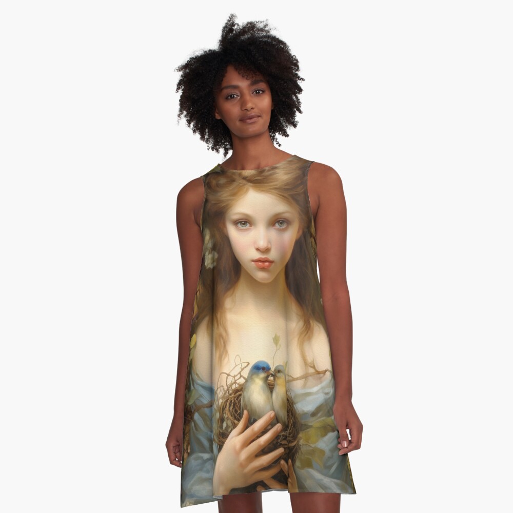 Item preview, A-Line Dress designed and sold by phatpuppyart.