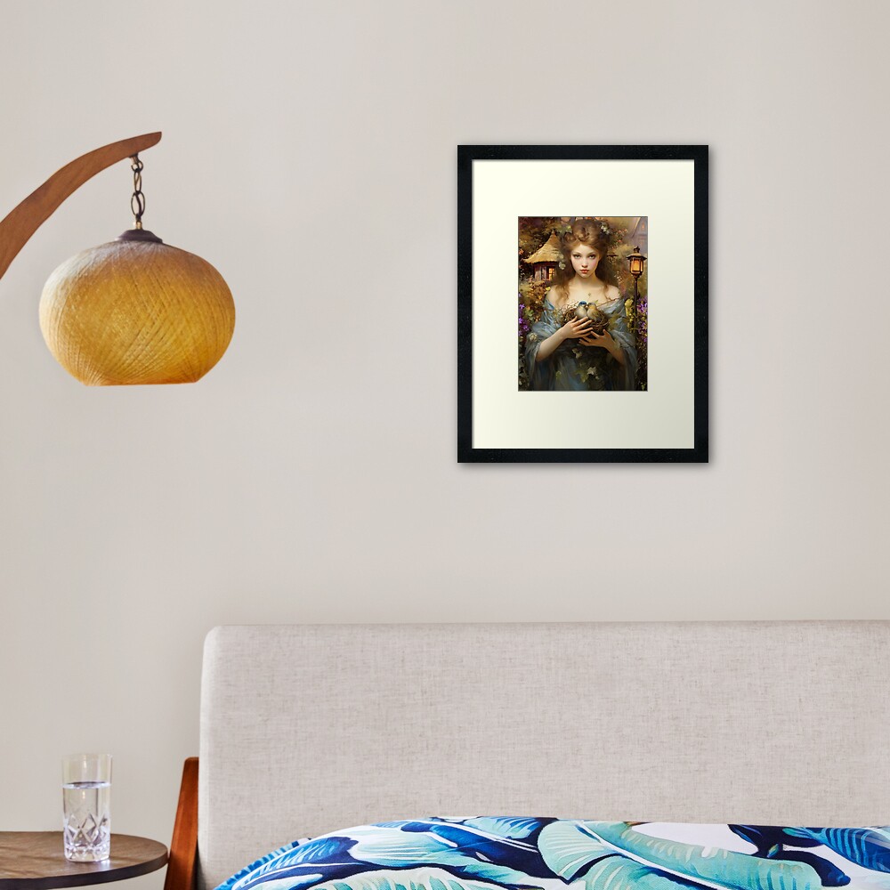 Item preview, Framed Art Print designed and sold by phatpuppyart.
