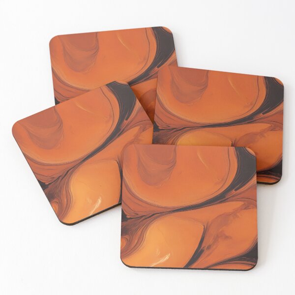 Item preview, Vibrant Flow of Abstract Warmth designed and sold by DeMuurdecoratie.