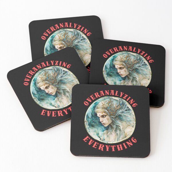 Item preview, Overanalyzing Everything. virgo astrology designed and sold by ZodiacWonders.