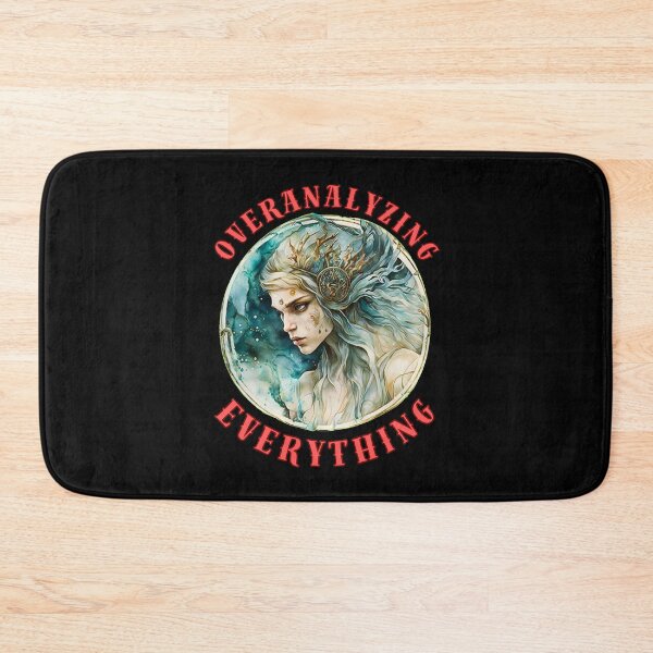 Item preview, Overanalyzing Everything. virgo astrology designed and sold by ZodiacWonders.