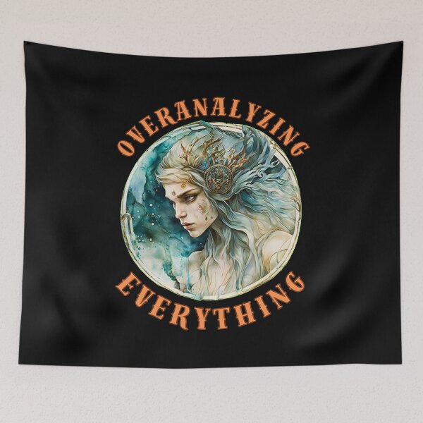 Item preview, Overanalyzing Everything. virgo birthday designed and sold by ZodiacWonders.