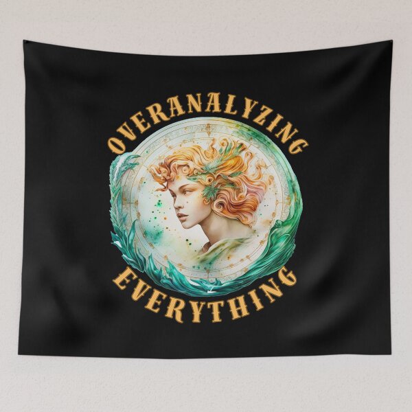 Item preview, Overanalyzing Everything. virgo september designed and sold by ZodiacWonders.