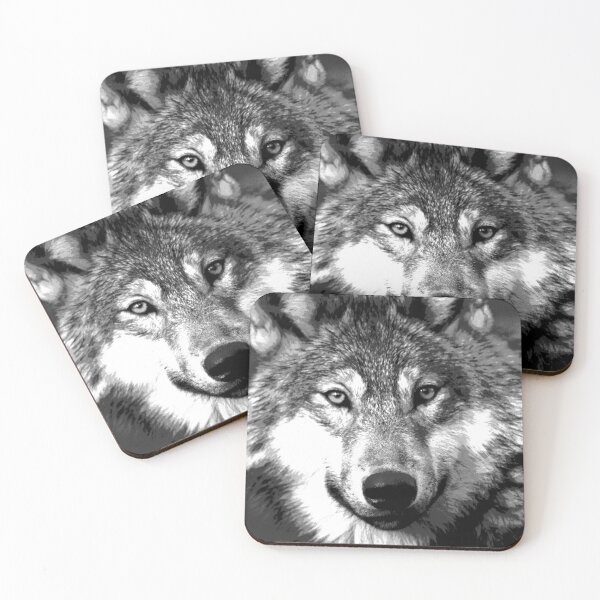 Item preview, Black and White Wolf  designed and sold by KingdomWildlife.