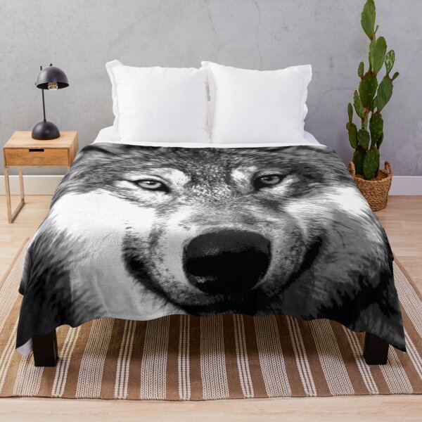 Item preview, Black and White Wolf designed and sold by KingdomWildlife.