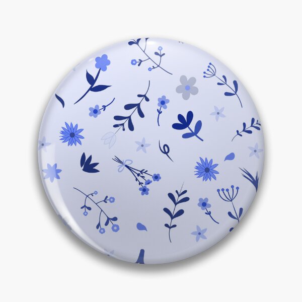 Item preview, Soft Blue Flowers designed and sold by Ellia Arts.