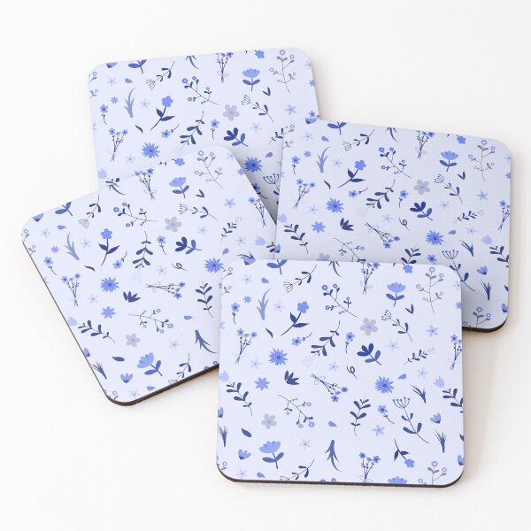 Item preview, Soft Blue Flowers designed and sold by Ellia Arts.