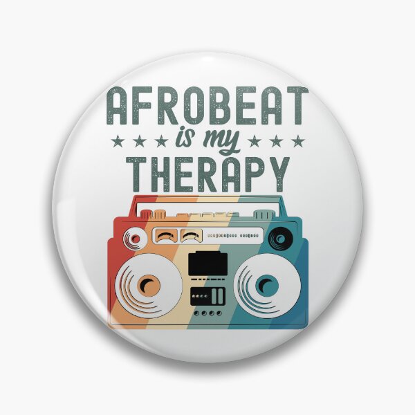 Item preview, Afrobeat is My Therapy Retro Colorful Boombox | African Dance Music designed and sold by PearlMoonGrapes.