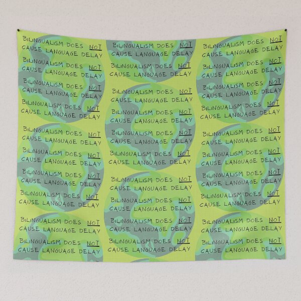 Item preview, Bilingualism does NOT cause language delay! - SLP, SPED, OT, PT designed and sold by slpallday.