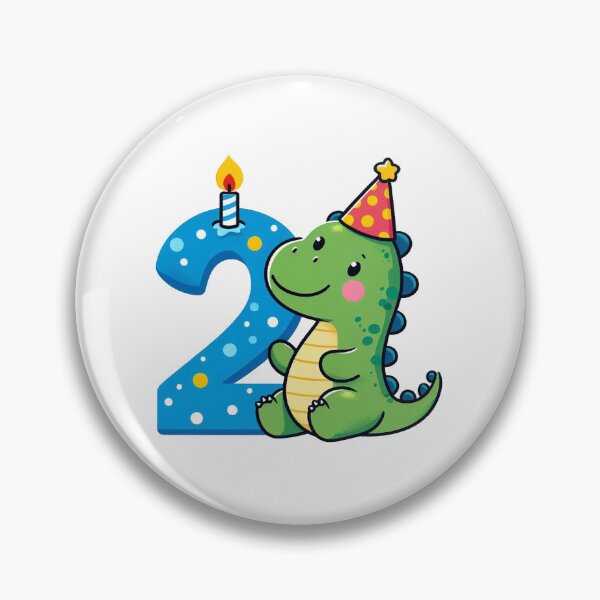 Artikelvorschau, Dinosaurier 2. Geburtstag entworfen und verkauft von DinoKate.