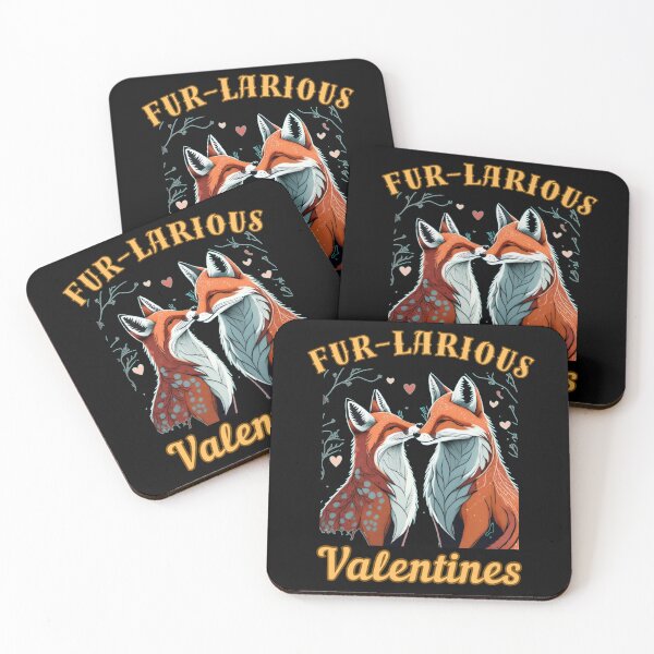 Item preview, Fur-larious Valentines. fox lover designed and sold by FoxVibes.