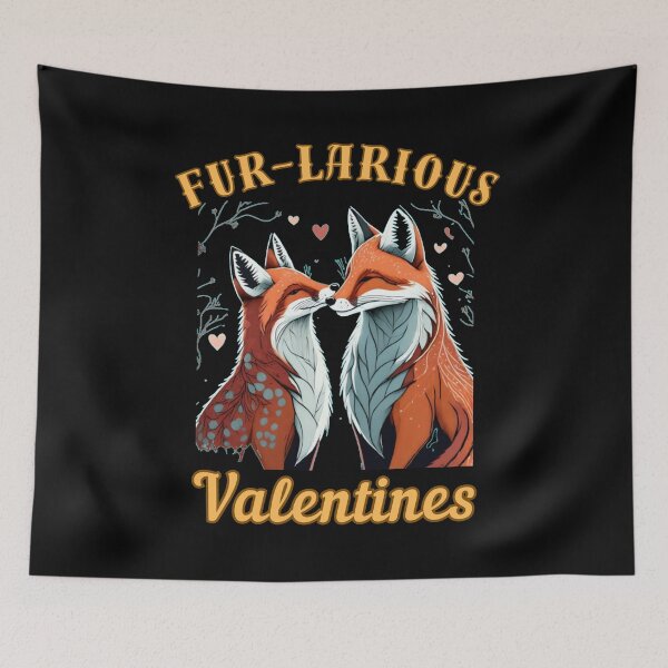 Item preview, Fur-larious Valentines. fox lover designed and sold by FoxVibes.