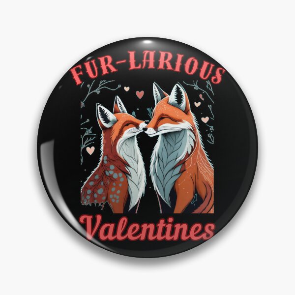 Item preview, Fur-larious Valentines. fox head designed and sold by FoxVibes.