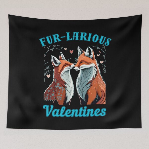 Item preview, Fur-larious Valentines. fox face designed and sold by FoxVibes.
