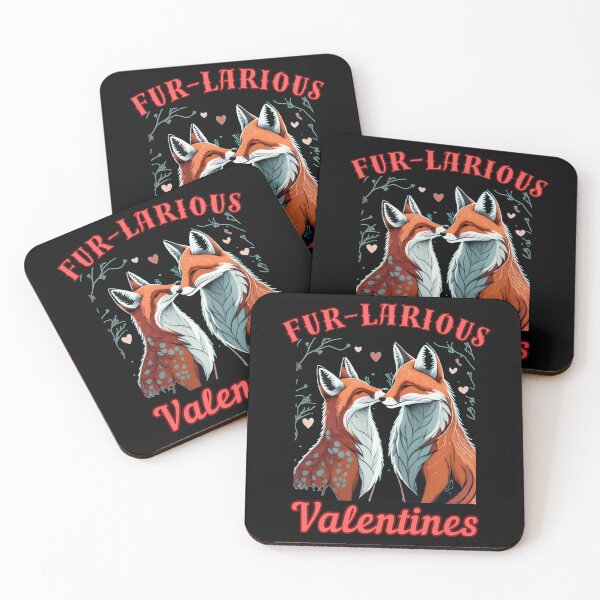 Item preview, Fur-larious Valentines. fox head designed and sold by FoxVibes.