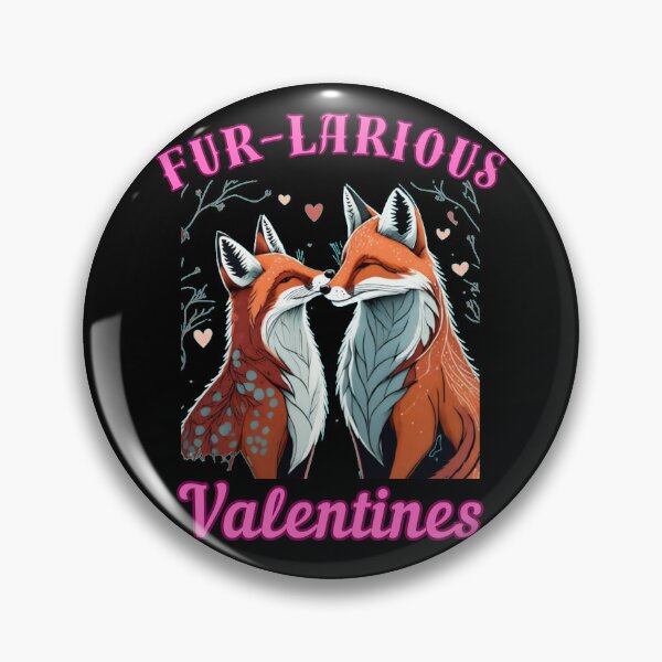 Item preview, Fur-larious Valentines. cool fox designed and sold by FoxVibes.