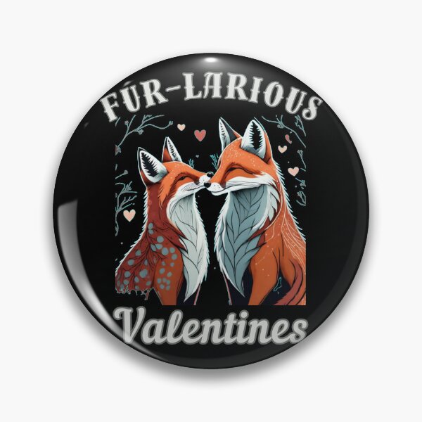 Item preview, Fur-larious Valentines. realistic fox designed and sold by FoxVibes.