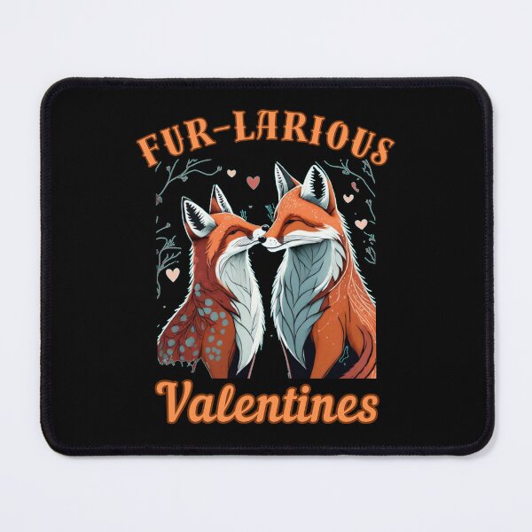 Item preview, Fur-larious Valentines. fox portrait designed and sold by FoxVibes.