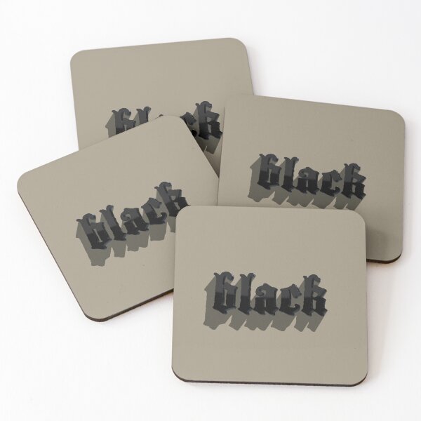 Item preview, 3D typography with a 'Black' shadow designed and sold by trepiu.