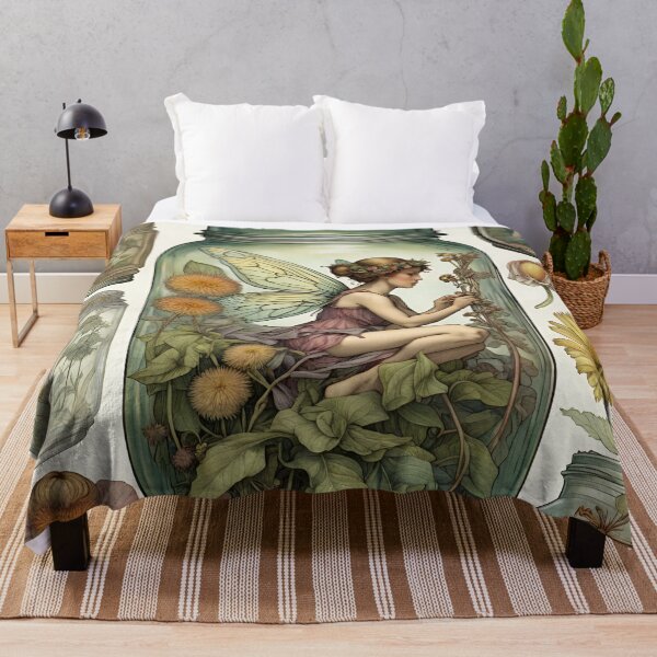 Item preview, Botanical Haven: Fairies in the Whimsical Glass Menagerie designed and sold by ReachingMyDreams.