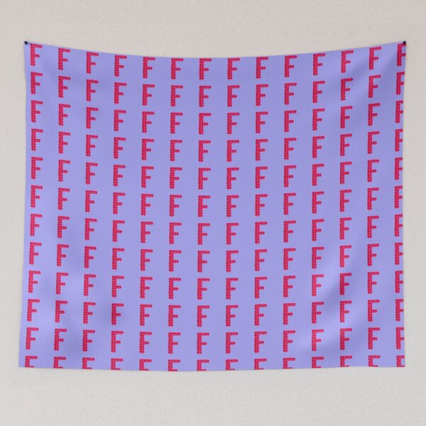 Item preview, Red Flower Letter F designed and sold by mlogic.
