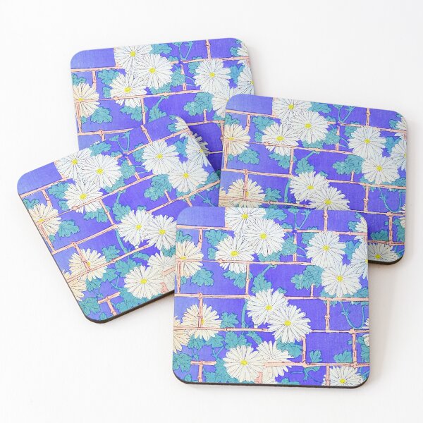 Item preview, Copy of Japanese Art, retro prints cute, chrysanthemum print, great Japan Gift! designed and sold by JapaneseClub.