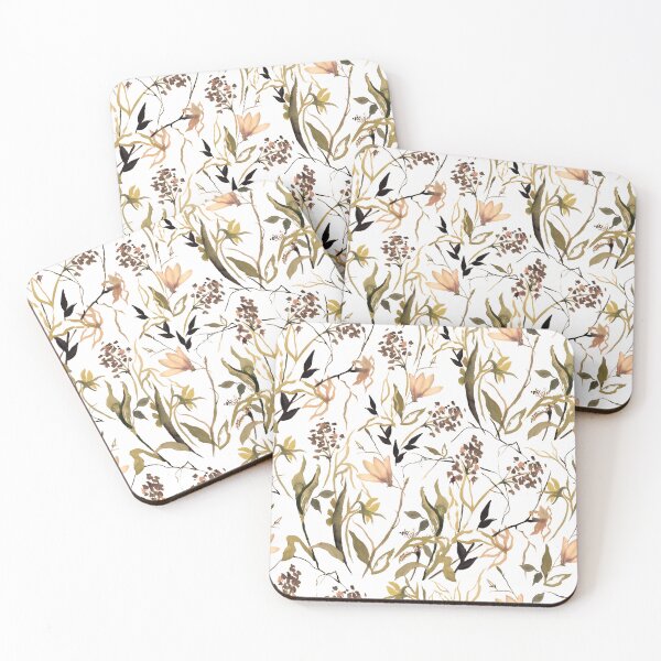 Item preview, Ulla – Peach & Olive designed and sold by Elizabeth Becker.