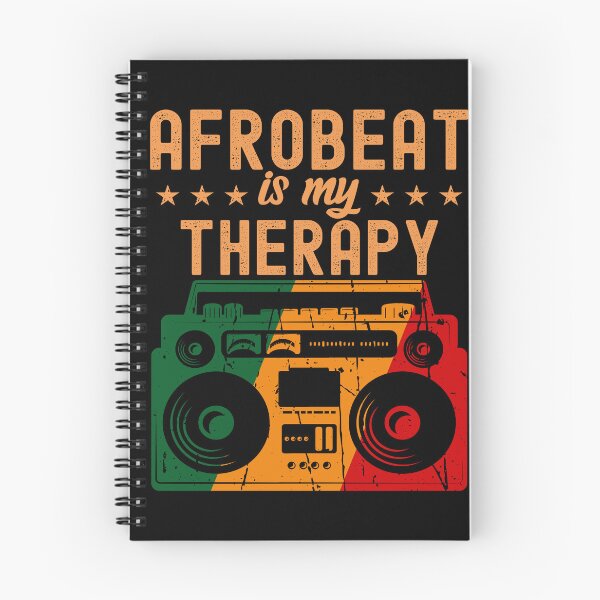 Item preview, Afrobeat is My Therapy Pan-African Colors Boombox | African Dance Music - Black designed and sold by PearlMoonGrapes.