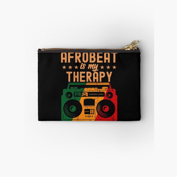 Item preview, Afrobeat is My Therapy Pan-African Colors Boombox | African Dance Music - Black designed and sold by PearlMoonGrapes.