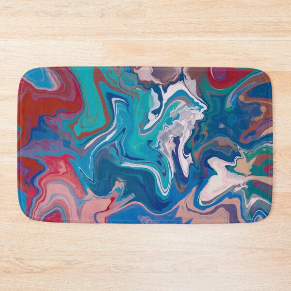 Item preview, Bloodstone, digital fluid pour with cells designed and sold by MayGreenAbgrall.