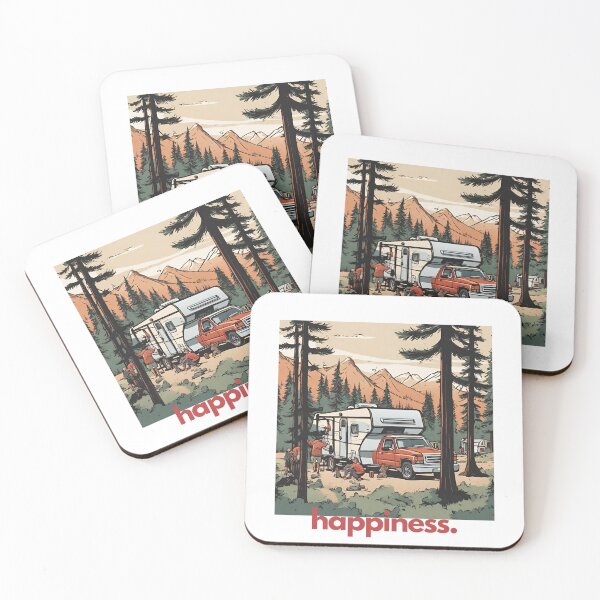 Item preview, Happiness is camping designed and sold by OtterLakeCo.