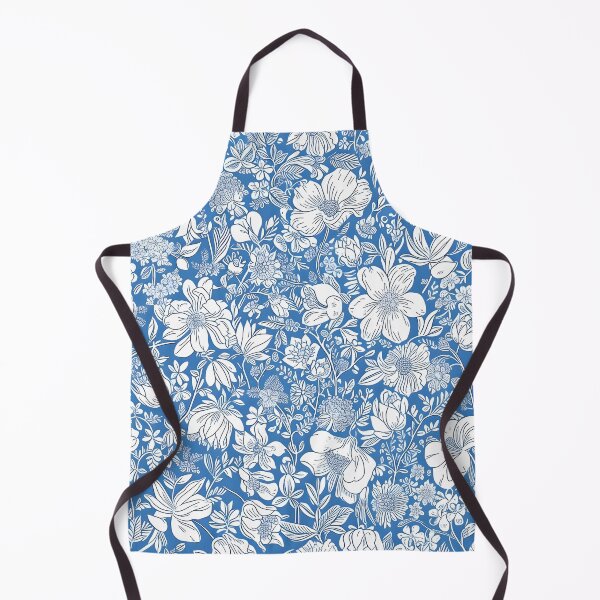 Artikelvorschau, Blau-weißes Blumenmuster entworfen und verkauft von dcrc.