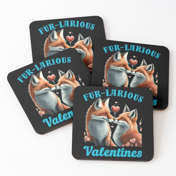 Item preview, Fur-larious Valentines. vintage fox designed and sold by FoxVibes.