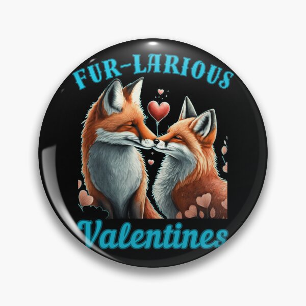 Item preview, Fur-larious Valentines. vintage fox designed and sold by FoxVibes.