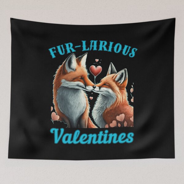 Item preview, Fur-larious Valentines. vintage fox designed and sold by FoxVibes.