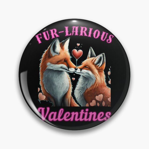 Item preview, Fur-larious Valentines. fox foxes designed and sold by FoxVibes.