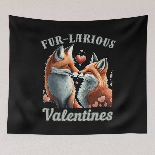 Item preview, Fur-larious Valentines. fox boho designed and sold by FoxVibes.