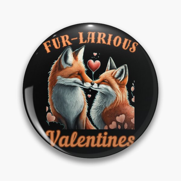 Item preview, Fur-larious Valentines. fox watercolor designed and sold by FoxVibes.