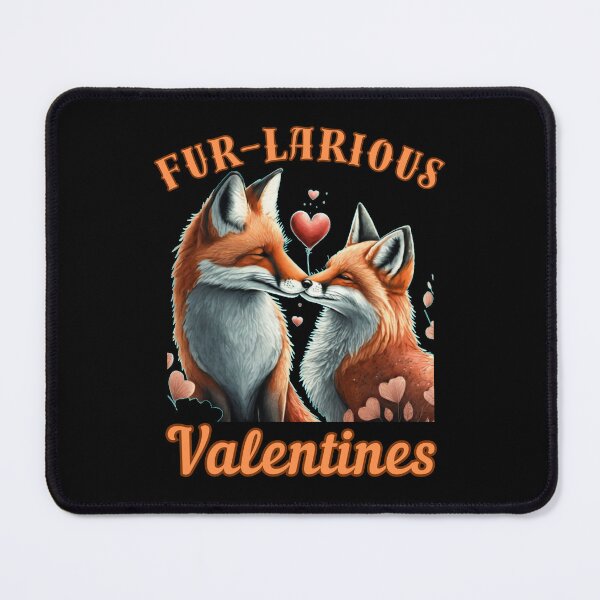 Item preview, Fur-larious Valentines. fox watercolor designed and sold by FoxVibes.